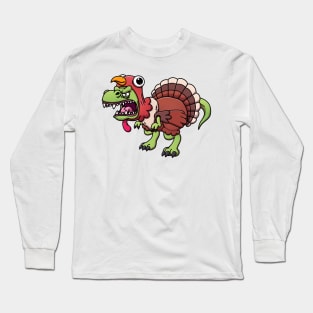 Turkey Saurus Rex Long Sleeve T-Shirt